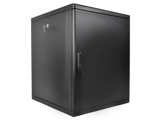 ЦМО Шкаф телекоммуникационный настенный разборный 15U (600 x 520) съемные стенки, дверь металл, цвет черный (ШРН-М-15.500.1-9005)