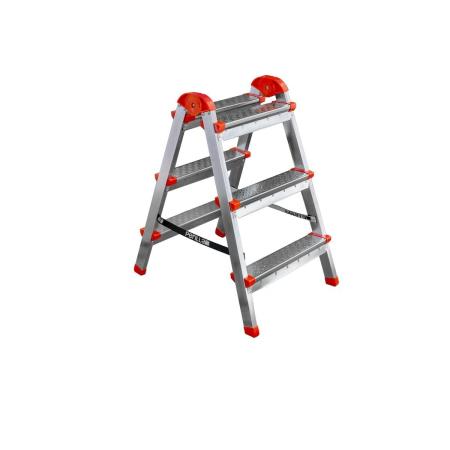 Perilla Стальная 3 ступенчатая двухсторонная стремянка ЯРУС 122403