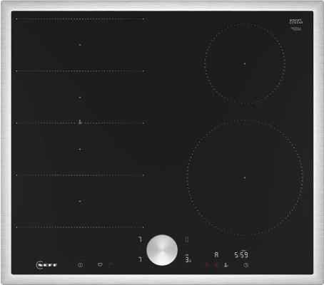 Варочная панель индукционная NEFF T66STE4L0 черный/нержавеющая сталь