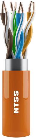 Кабель информационный NTSS NTSS-IN-FTP4-5E-LSZH-OR кат.5E F/UTP 4X2X24AWG LSZH внутренний 305м оранжевый