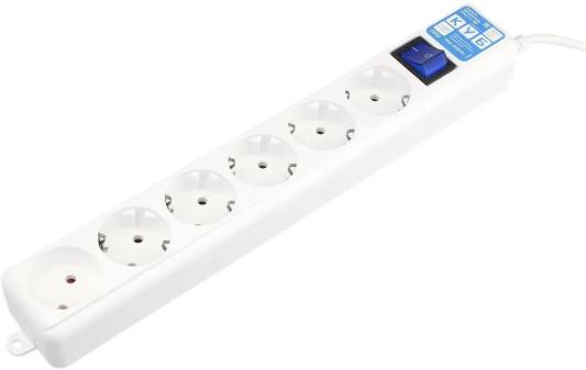 PowerCube PRO Фильтр-удлинитель (SPL(5+1)-16B-P-3М) 3.0 м, 6 розеток, 16А/3,5кВт, LC контур - подавление В/Ч помех