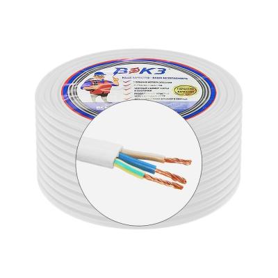 ВЭКЗ Электрический кабель ПГВВП (ШВВП) 3x1,5 мм2 ГОСТ (100 м) 43904