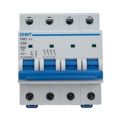 CHINT Авт. выкл. NB1-63 4P 50A 6кА х-ка C 179750