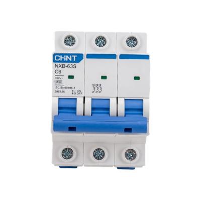 CHINT Авт. выкл. NXB-63S 3P 6А 4.5kA х-ка C R 296825