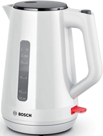 Чайник электрический Bosch TWK1M121 1.7л. 2400Вт белый корпус: пластик