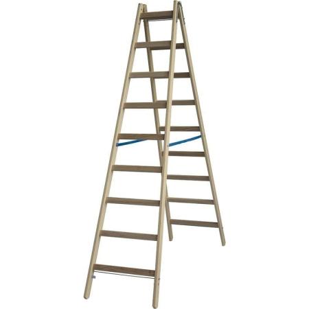 Krause Деревянная стремянка 2х9 170293