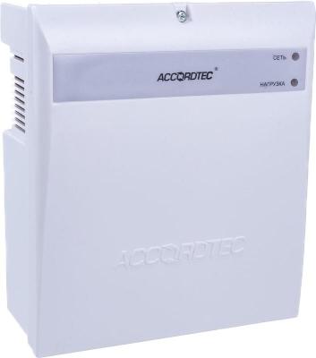 ACCORDTEC ББП-60 исп. 1 Блок бесперебойного питания 12В 6А, корпус - пластик под АКБ 12 В 7 А?ч