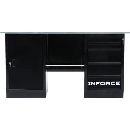 Inforce Верстак с драйвером и тумбой 1600х686х845 LW-3 05-01-007