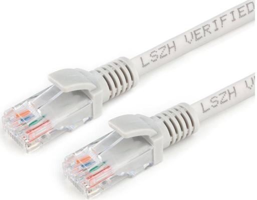 Cablexpert Патч-корд LSZH медный UTP кат.5e, 10м, литой, многожильный (серый) [PP30-10M]