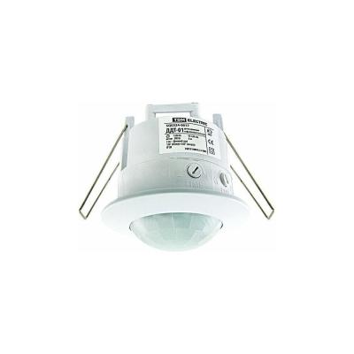 TDM Датчик движения точечный ДДТ-01 1200Вт, 10-420с, 6м, 3+Лк, 120сбоку+360сверхугр IP20, SQ0324-0017