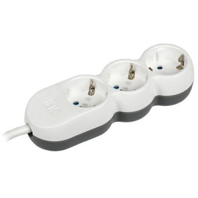 IEK Удлинитель У03 3 места 2P+PE/1,5м 3х1,5мм2 16А/250В UNO WYP53-16-03-D15-Z