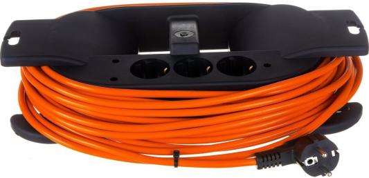 Gigant Professional удлинитель на каучуковой рамке ПВС 3x2,5 4000Вт 3 розетки 20м 80049