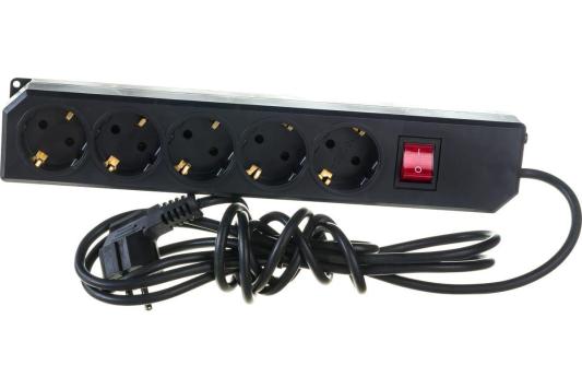 Gigant сетевой фильтр с заземлением ПВС 3x0,75 3500Вт 5 гнезда 3м 80096