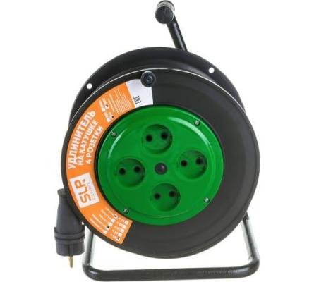 SVET Удлинитель эл.на катушке 50м/4роз. б/з(КГ 2x2,5), 16А УХ-16-4-50-К КГ 2x2,5 EV0451-5324