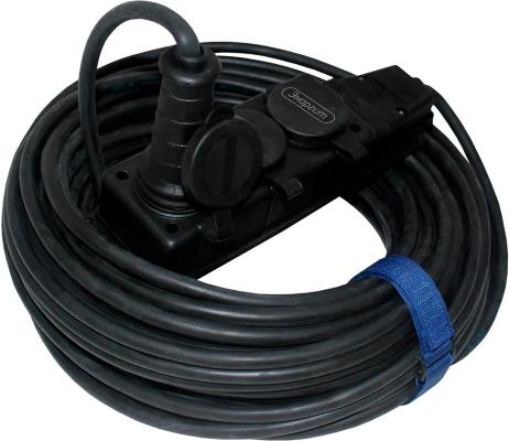 энаргит Удлинитель силовой шнур КГ 32,5 - 3 розетки, 10 метров, ip 44 вилка/колодка КГ325-10-3-44