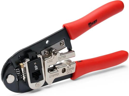 КВТ Пресс-клещи для RJ разъемов JT-01 55928