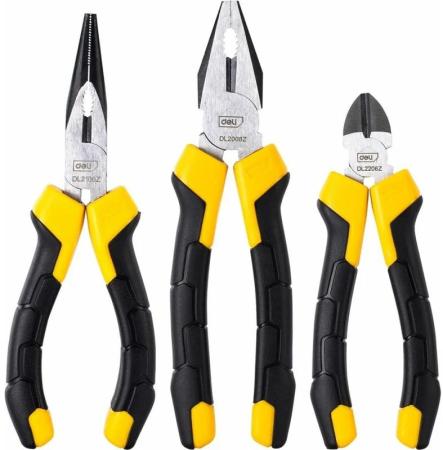 DELI набор плоскогубцев DL2008Z-3 3шт 104463