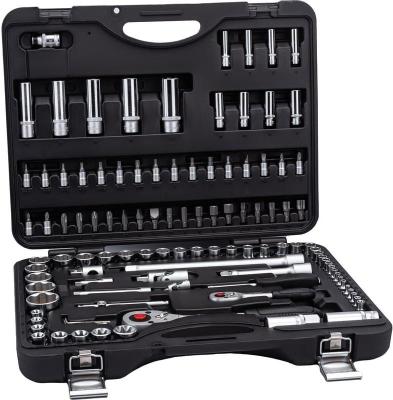 FORCE 41082R 1/2 , 1/4Набор головок и приспособлений 108 пр.