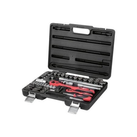 INTERTOOL Профессиональный набор инструментов 72ед., 1/2 и 1/4, Cr-V ET-6072