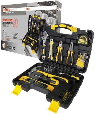 FORCEKRAFT Набор инструментов 60пр. 1/4" 47700 FK-2601