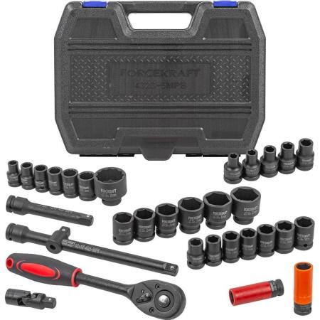 FORCEKRAFT Набор инструментов ударных 32пр.1/2" 26459 FK-4323-5MPB