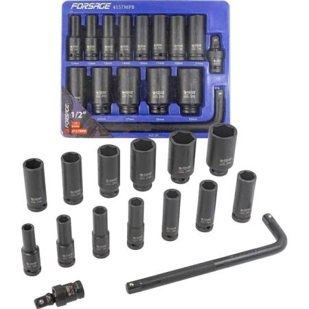 Forsage Набор головок ударных 1/2,15пр. f-4157mpb 52604