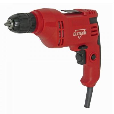 Дрель безударная Elitech Д 0610РЭ 580Вт патрон:быстрозажимной реверс (204496)