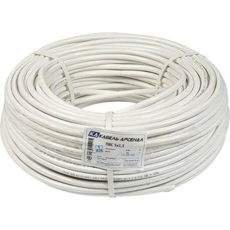 Кабель-Арсенал Провод ПВС 5x1,5 ГОСТ - 100 м KARS-51704