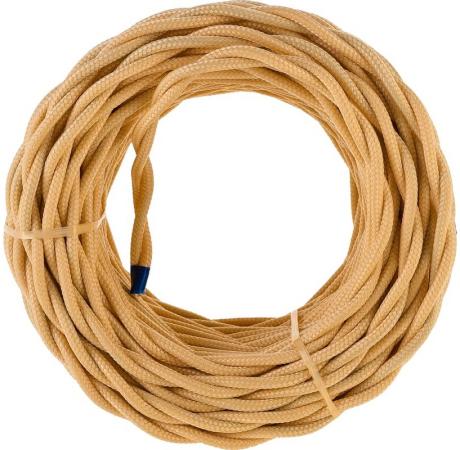 Electraline Витой провод 2х1,5 Песочное Золото В1-424-719-20