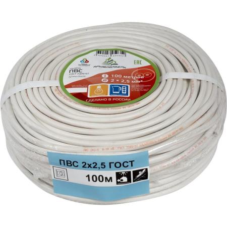 АЛЬФАКАБЕЛЬ Провод ПВС 2х2,5 мм ГОСТ 100 м 05035