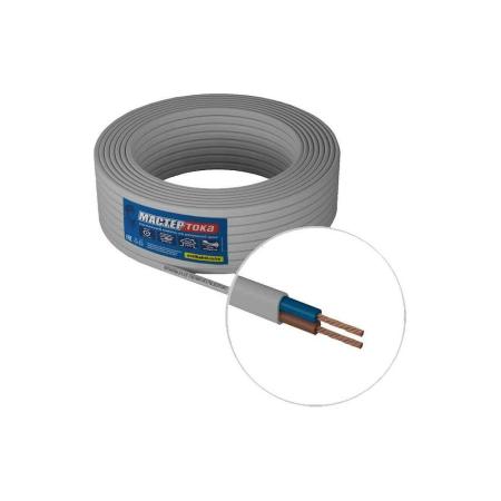 Мастер Тока Провод ПУГНПбм 2х2.5 бел 50 м МТ1346/МТП2003