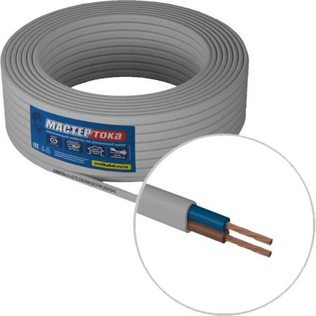 Мастер Тока ШВВПбм 2x0.75 бел 100 МТ1550