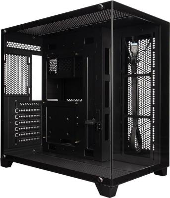 Корпус ATX 1stPlayer MEGAVIEW MV8-TP Без БП черный