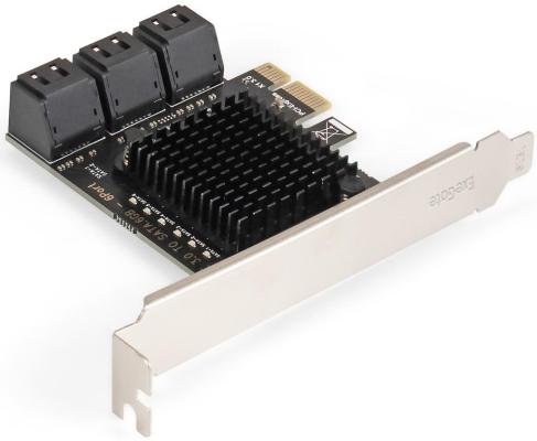 Контроллер ExeGate EXE-516 (PCI-E x4 v3.0, SATA3 6Gb/s, 6 int, ASMedia Chipset ASM1166)