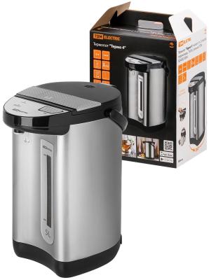 TDM Термопот "Термо 4", металл, 5 л, 2 способа подачи воды, 750 Вт, стальной, SQ4002-0004