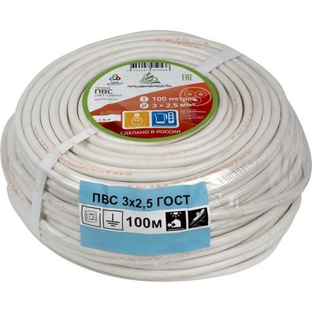 АЛЬФАКАБЕЛЬ Провод ПВС 3х2,5 мм ГОСТ 100 м 05053