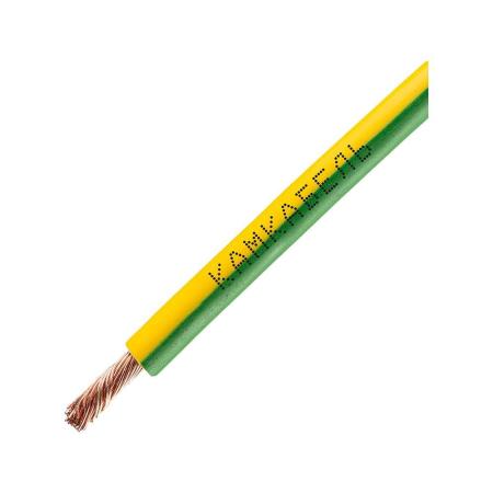 Камкабель Провод ПуГВнг А - LS 1x6 мм 50 м З-Ж ГОСТ 221/Р12VШ1U0К000050М