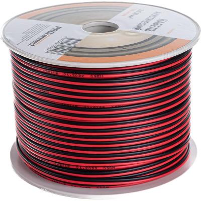 PROCONNECT Кабель акустический, 2x0.35 кв. мм, красно-черный, 100 м. 01-6102-6