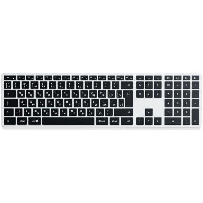 Клавиатура беспроводная Satechi Slim X3 Bluetooth Backlit Keyboard, Bluetooth, Серебристый ST-BTSX3S-RU