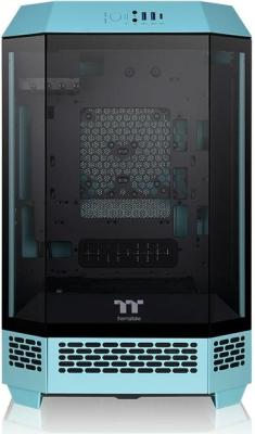 Корпус microATX Thermaltake The Tower 300 Turquoise Без БП голубой