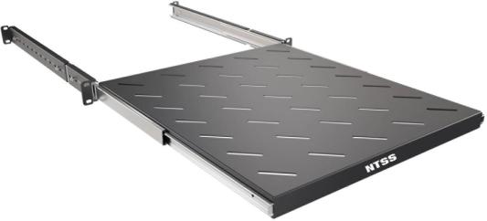 Полка выдвижная NTSS NTSS-MSKB-FS-800-BL 1U нагр.:20кг. 19" 500мм черный (упак.:1шт)