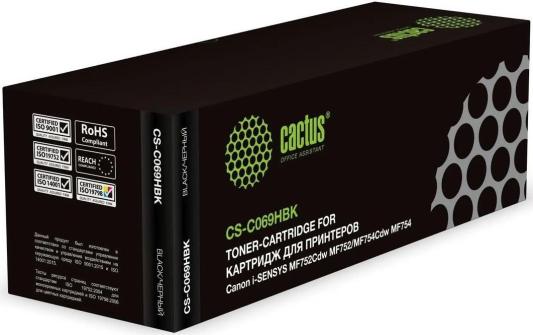 Картридж Cactus CS-C069HBK 7600стр Черный