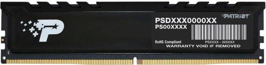Оперативная память для компьютера Patriot Signature Premium DIMM 16Gb DDR5 5600 MHz PSP516G560081H1