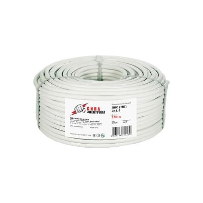 ВЭКЗ Провод ПВСмб 3x1,5 100м 14470