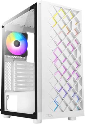 Корпус Azza Spectra белый без БП ATX 7x120mm 2x140mm 2xUSB2.0 1xUSB3.0 audio bott PSU