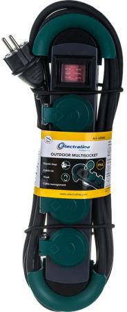 Electraline Удлинитель 4Р с выключателем H07RN-F 3x1,5-4М 16А 62085