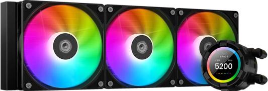 Система водяного охлаждения ID-Cooling SL360 XE ARGB Soc-AM5/AM4/1151/1200/2066/1700 черный 4-pin 14-30dB Al+Cu 350W Ret