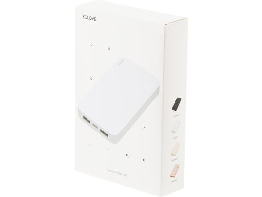 Мобильный аккумулятор Solove Solove 003M 20000mAh QC3.0 2.4A белый (003M WHITE RUS)
