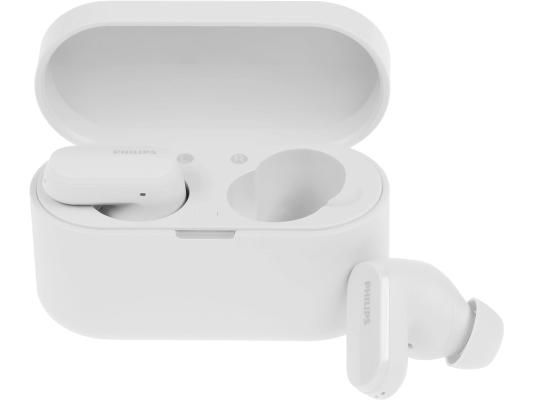Гарнитура внутриканальные Philips TAT3508WT/00 белый беспроводные bluetooth в ушной раковине