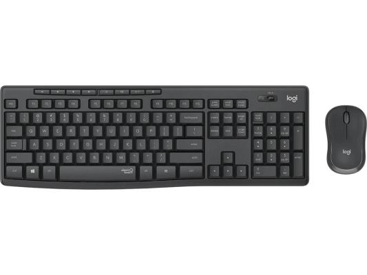 Комплект беспроводной Logitech MK295 с поддержкой SilentTouch ч(клавиатура+мышь) Y-R0042/MR0085 (C-U0010)